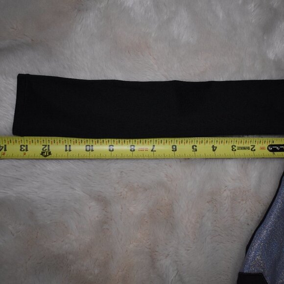 More Than Magic Black Long Sleeve Leotard with Star/ Size XS 4/5 - Picture 2 of 5